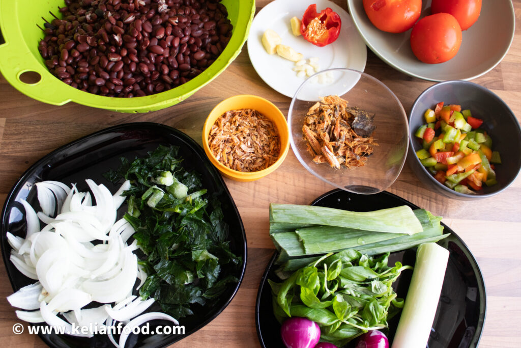 ingredient for the bean stew