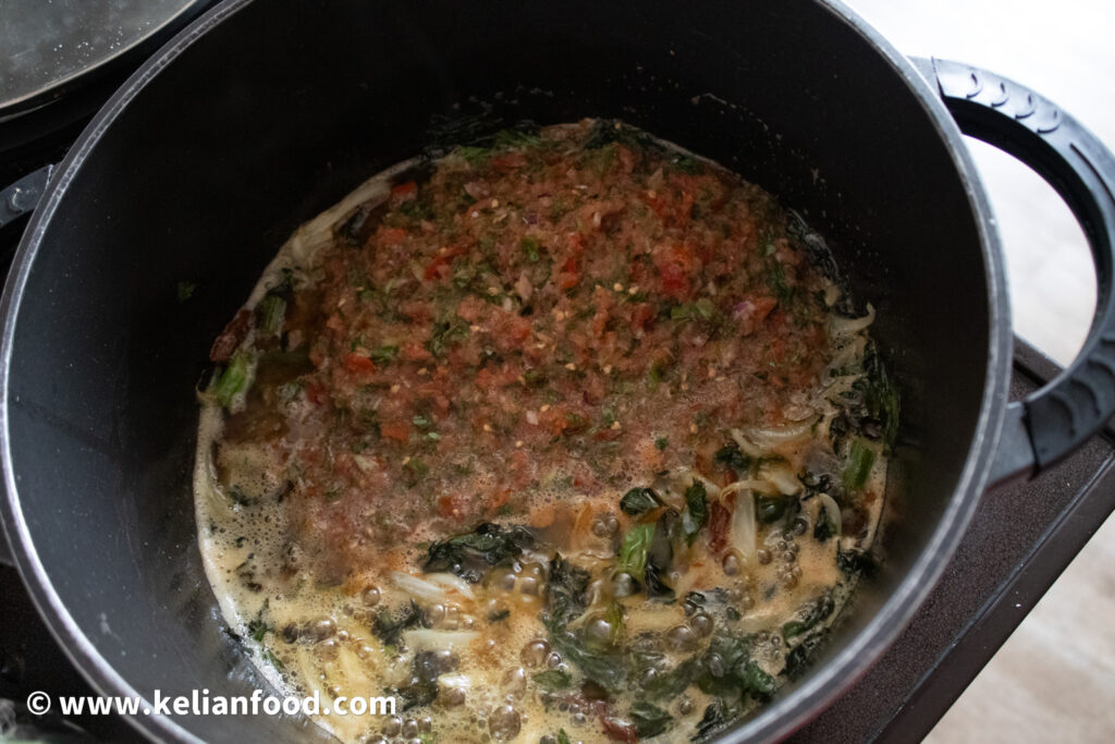 stewed red beans sauce