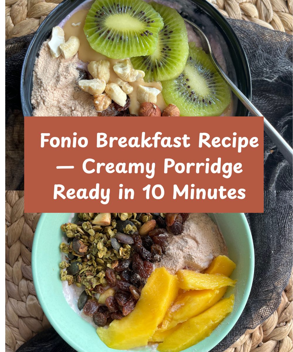 Fonio breakfast recipe