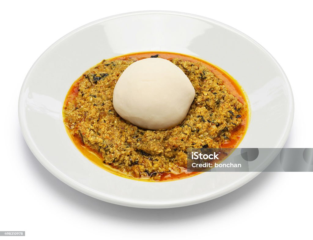 egusi soup and pounded yam